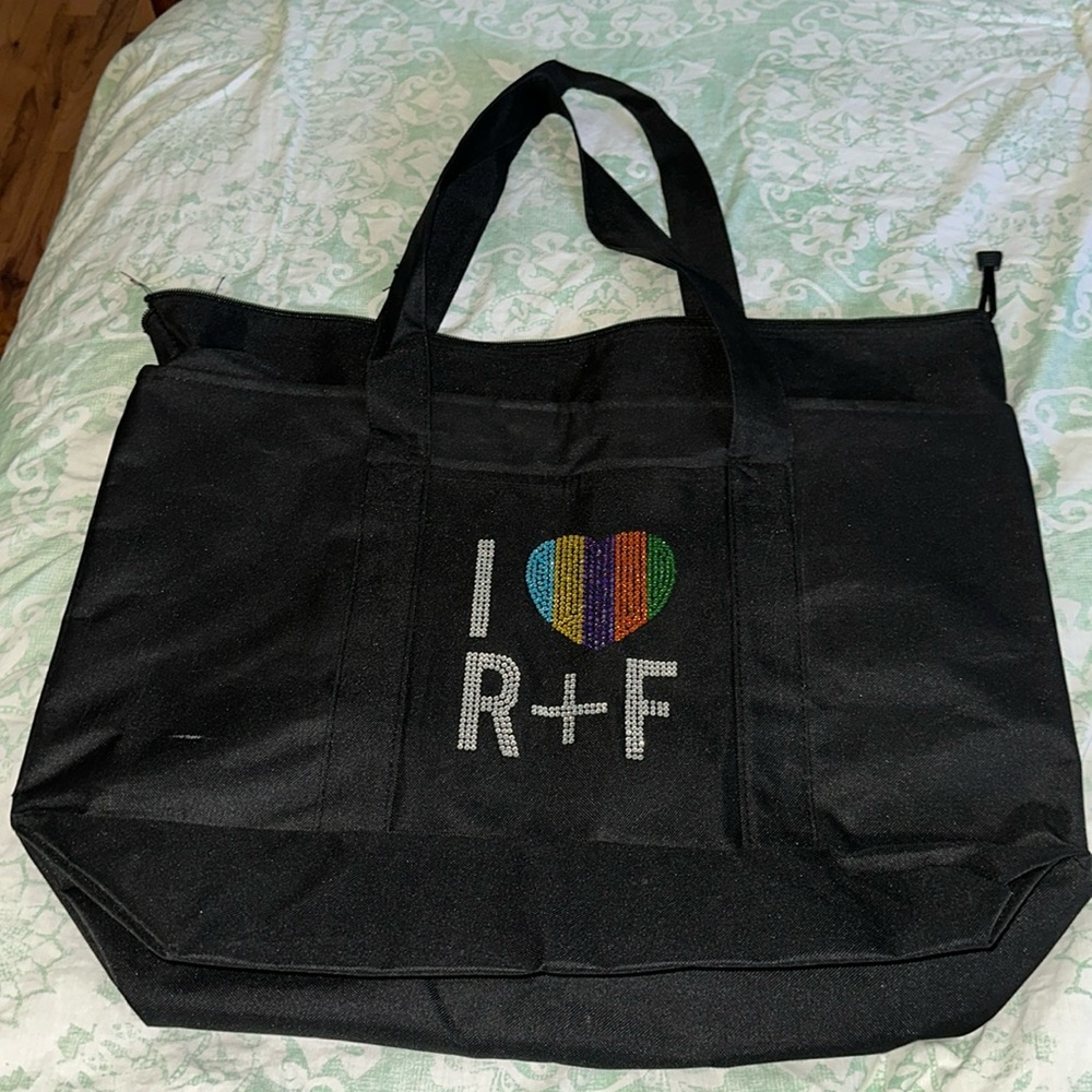 Rodan + Fields branded Sparkle Large Tote with Zipper